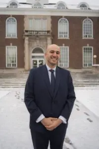 Abbas Alawieh announces his candidacy for the state senate – Photo courtesy of Abbas Alawieh for State Senate campaign