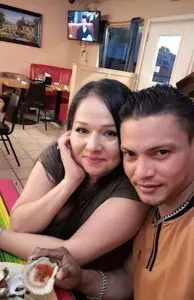 Janeth López with her fiancé, Fredy Sandoval, who was recently deported to Nicaragua after three weeks in immigrant detention. (Photo courtesy of Janeth López)