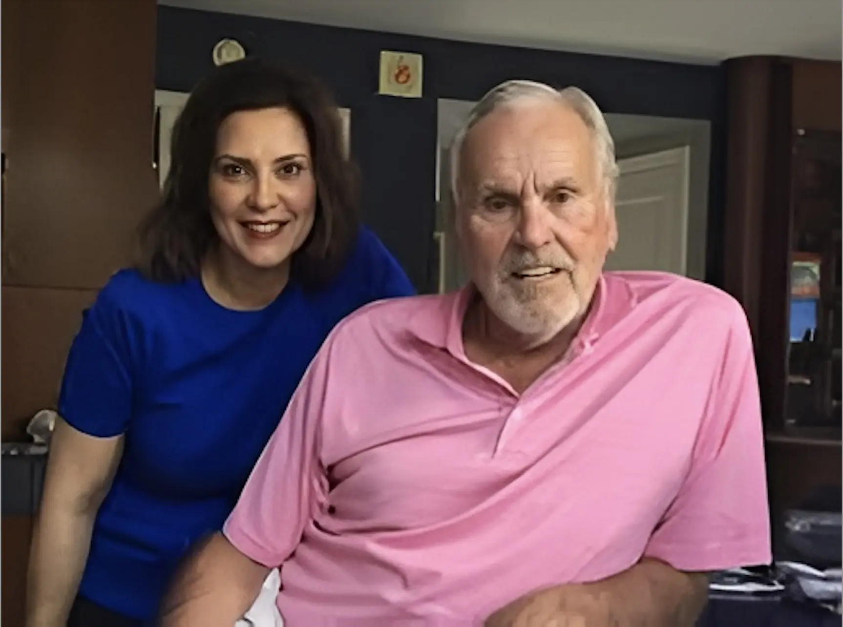 Governor Gretchen Whitmer and her father Richard Whitmer
