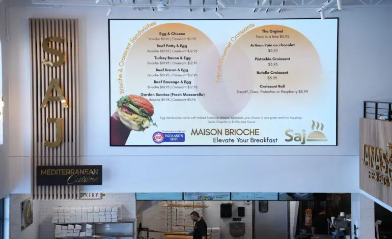 A family legacy rises in Canton: Saj Bakery opens new flagship location