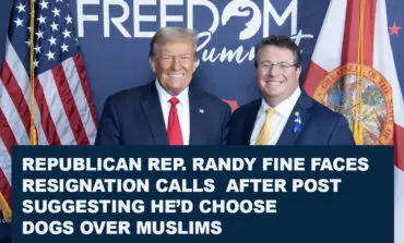 Republican Rep. Randy Fine faces resignation calls after post suggesting he’d choose dogs over Muslims