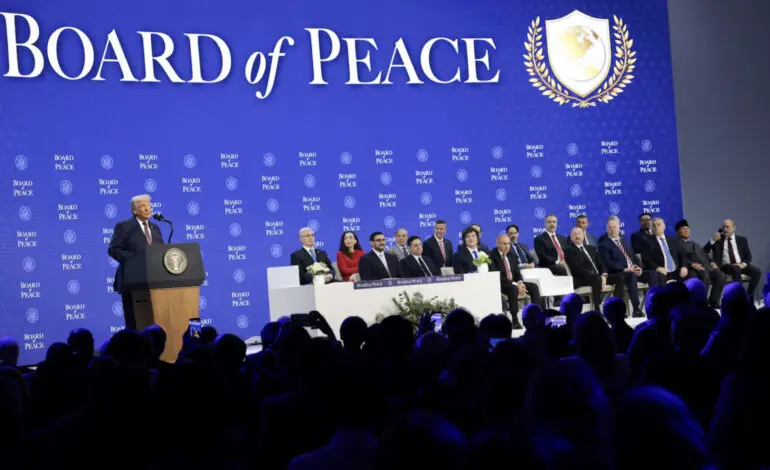 Trump plans to announce Gaza funding plan, troops at first Board of Peace meeting, U.S. officials say