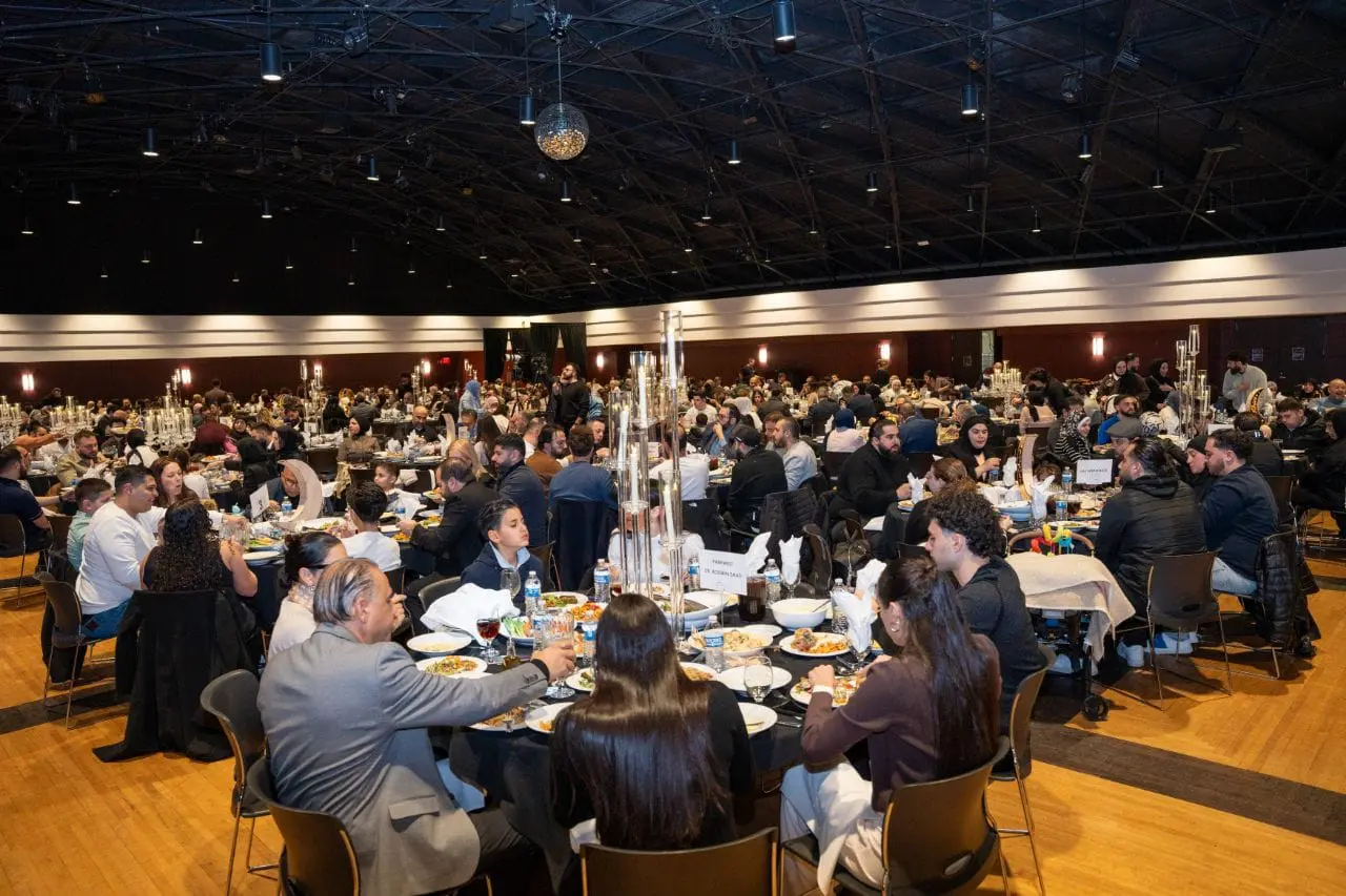More than 600 Attend BintJbeil.org Ramadan Iftar in Solidarity with Lebanon at the Ford Community and Performing Arts Center in Dearborn on Wednesday, March 4. – Photo by Abbas Shehab