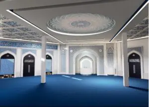 Inside the Mosque Of The Prophet adjacent to the Islamic Institute of Knowledge on Schaefer Road in Dearborn.