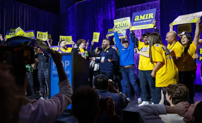 Michigan Democrats pick 2026 candidates amid strong progressive, Arab American presence at Detroit convention