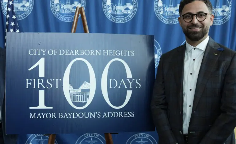 “Results, not promises”: Dearborn Heights Mayor Mo Baydoun highlights 100-day achievements of his administration