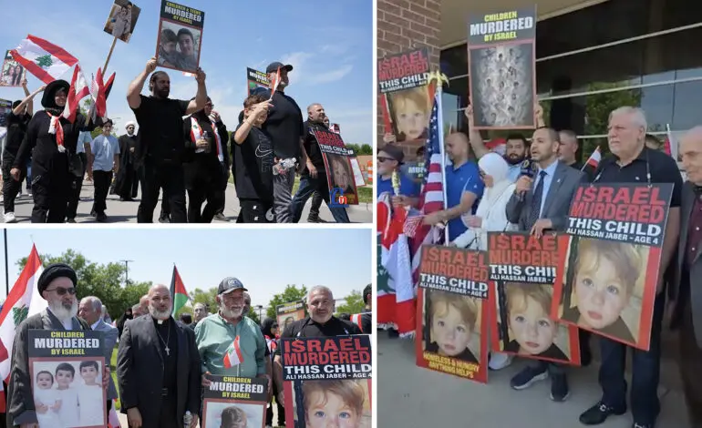 Silent march in Dearborn honors victims of Israeli aggression on Lebanon, with disappointment over low turnout