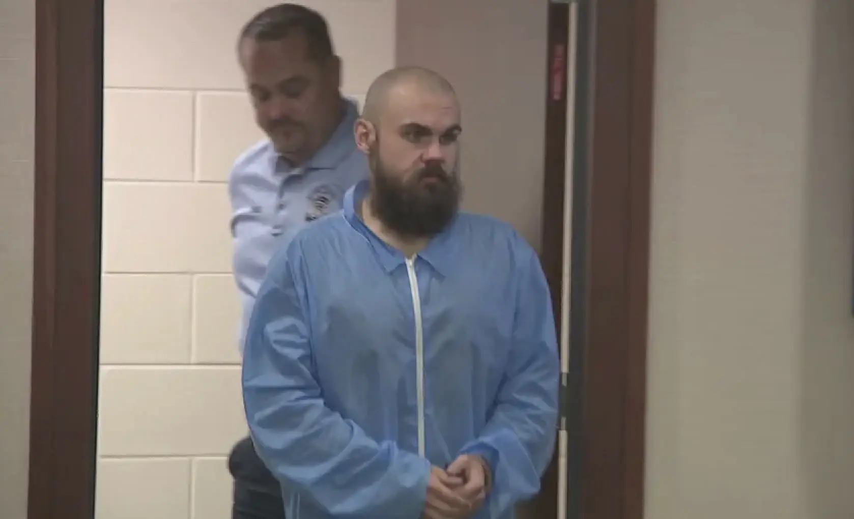 Gage Pierce appears in court.
