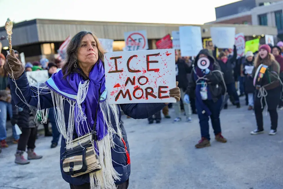 Hundreds gather on February 23, in Romulus to protest proposed ICE detention warehouse. – File photo