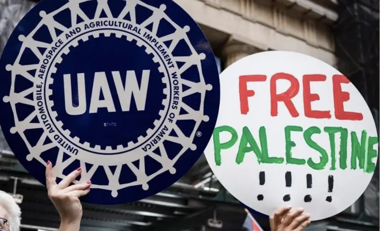 UAW delegates vote to divest union funds from Israel bonds, a victory for pro-Palestinians