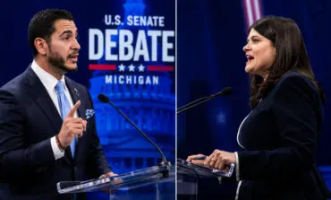 El-Sayed clashes with Stevens over AIPAC, corporate donations and Middle East policy in the only U.S. Senate debate