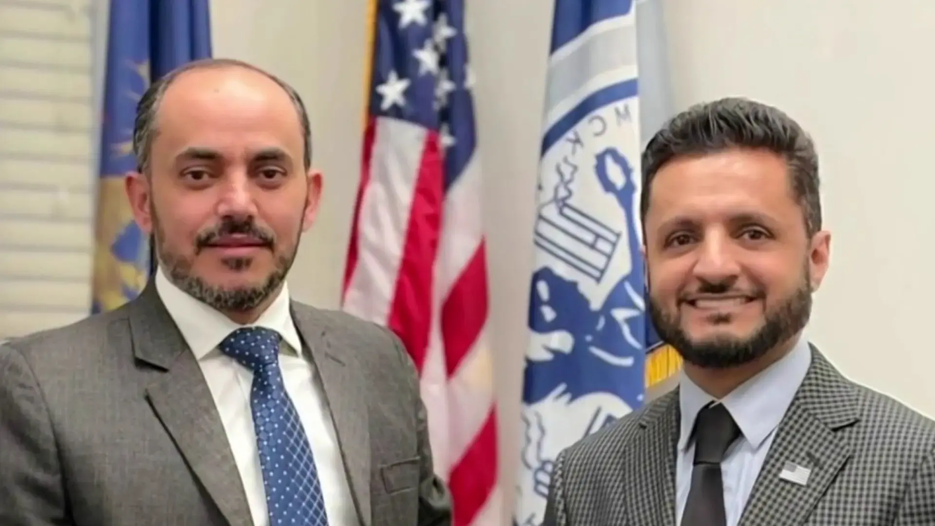 Former Hamtramck City Manager Adel Al-Adlani with Mayor Adam Alharbi. - File photo
