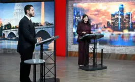 El-Sayed and Stevens clash over Israel, immigration and campaign money as new poll gives El-Sayed 15-point lead