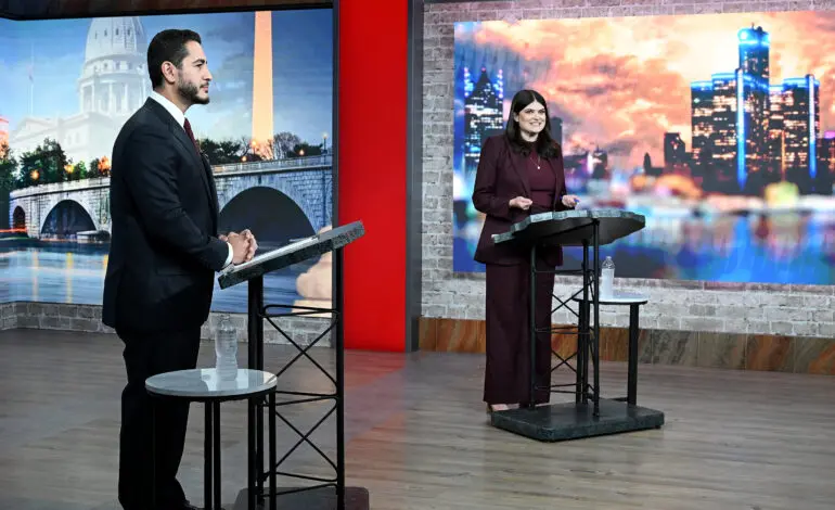 El-Sayed and Stevens clash over Israel, immigration and campaign money as new poll gives El-Sayed 15-point lead