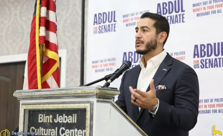 Metro Detroit leaders rally behind El-Sayed at Dearborn fundraiser