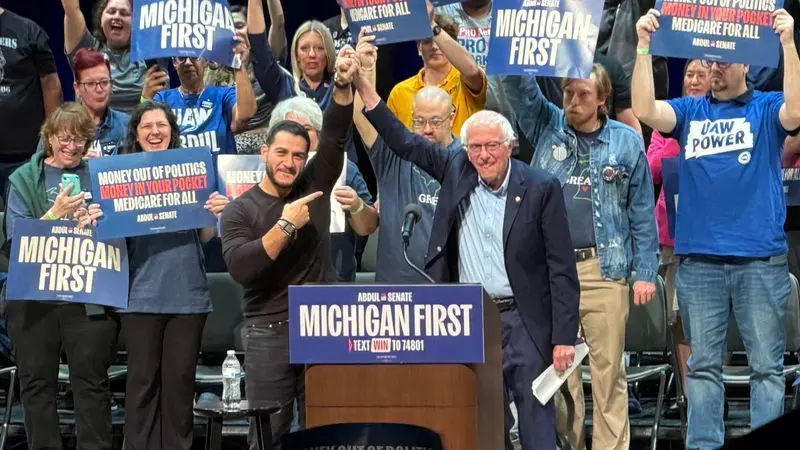 Sanders campaigns for El-Sayed