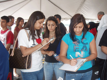 Community participation campaign launched at Arab International Festival