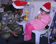 UNIFIL troops treat Lebanese children