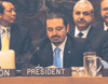 Hariri meets Obama, presides over UN Security Council