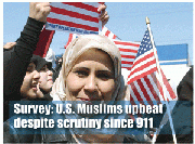 Survey: U.S. Muslims upbeat despite scrutiny since 9/11