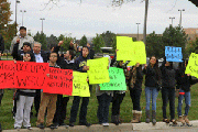 Community protests Gilmour appearance at Chamber banquet