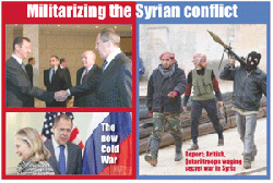 Guns and diplomacy: Militarizing the Syrian conflict