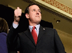 Republican Rick Santorum sets sights on Super Tuesday