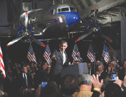 Obama campaigns in Dearborn, visits city for first time