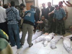 Syrian government denies involvement in Houla massacre