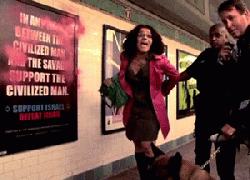 Arab American activist arrested for defacing anti-Muslim ad in NYC subway