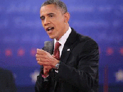 Obama wins testy second debate