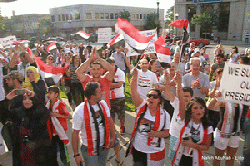 Emotions run high at pro-Assad rally in Dearborn