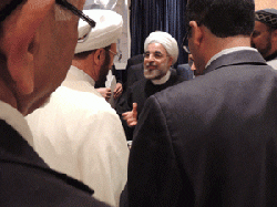 Religious leaders meet with Iranian President in New York