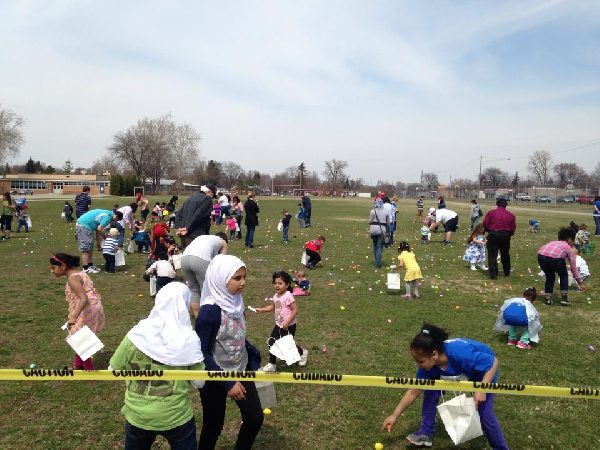 Hundreds attend Cherry Hill Presbyterian Church “Eggstravaganza” Easter egg hunt