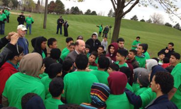 Children, city officials participate in community clean up event in the South End