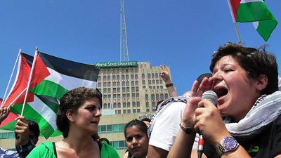 More than 1,000 people rally for Palestine in Detroit