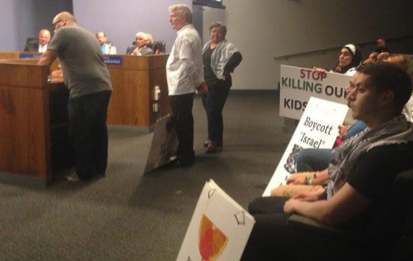 Tensions mount at city council meeting over ‘Boycott Israel’ proposal