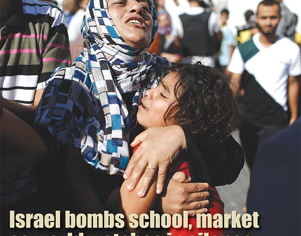 Israel bombs school, market, as world watches