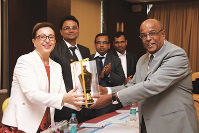 Jumana Judeh honored in India as a valuation expert