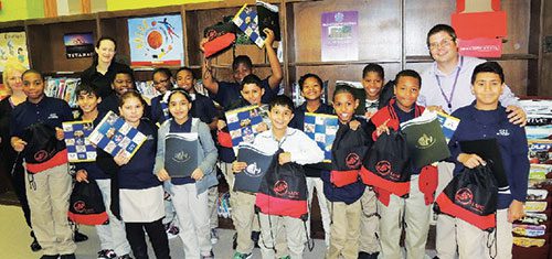 LAHC supports students by providing backpacks and school supplies