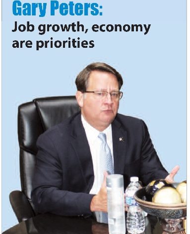 Senate candidate Gary Peters: Job growth, economy are priorities