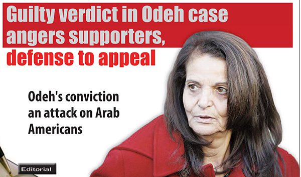Odeh found guilty of unlawful procurement of citizenship, defense to appeal