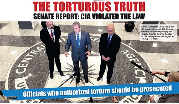 Officials who authorized torture should be prosecuted