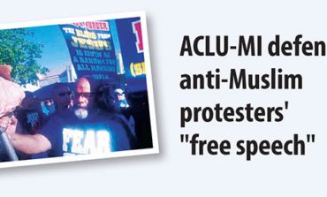 The ACLU-MI defends anti-Muslim protesters' free speech