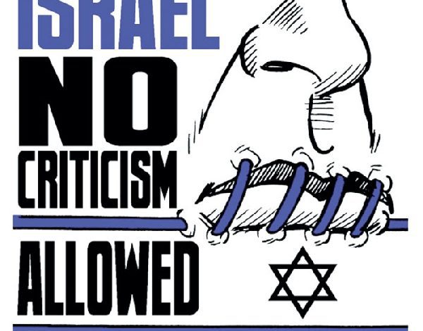 Freedom of speech stutters when it comes to Israel