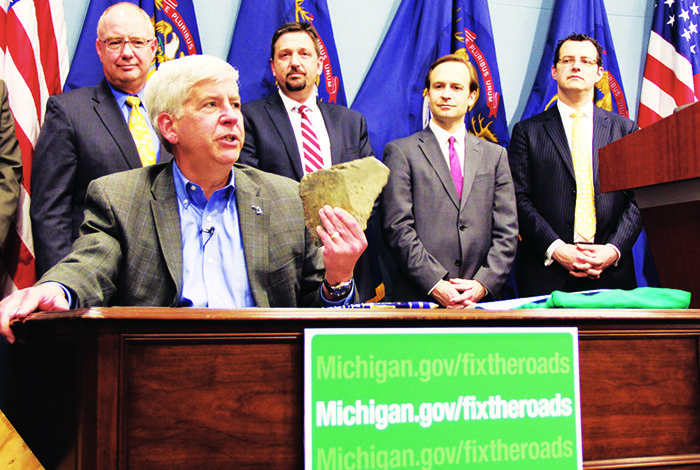 Gov. Snyder signs road funding legislation