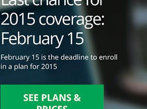 Deadline for Obamacare open enrollment Feb. 15