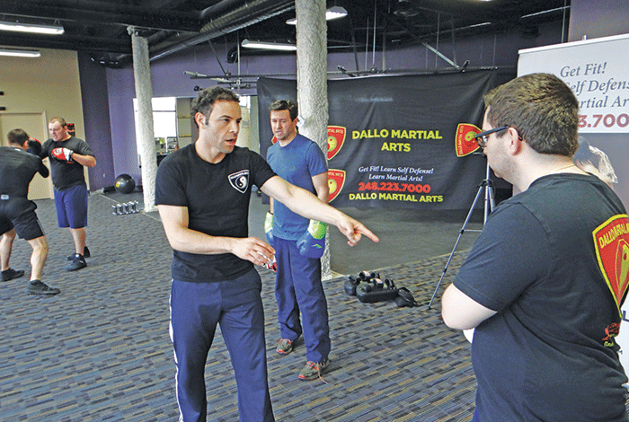 Students center of attention at Dallo Martial Arts