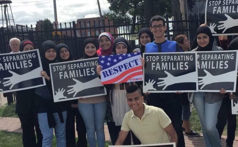 Arabs and Latinos rally for relief from deportation