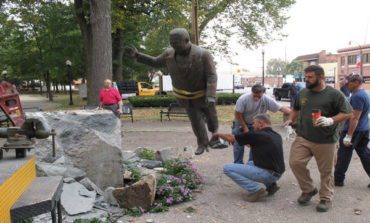 Dearborn removes Hubbard's statue from former city hall